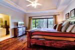 Main Level Master Suite 1 Features King Bed, 40 4K Smart TV